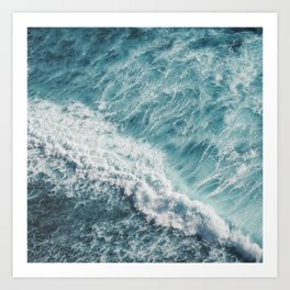 Saltwater Feelings Ocean Surf Art Print
