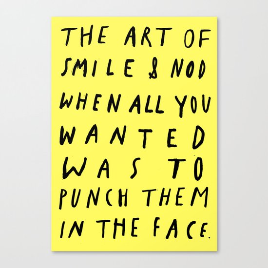 THE ART OF Canvas Print