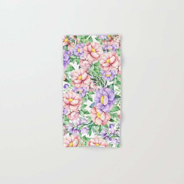 hand painted lavender coral