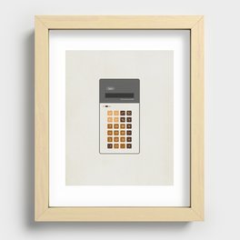 Vintage Calculator Series: “Alpha” Recessed Framed Print