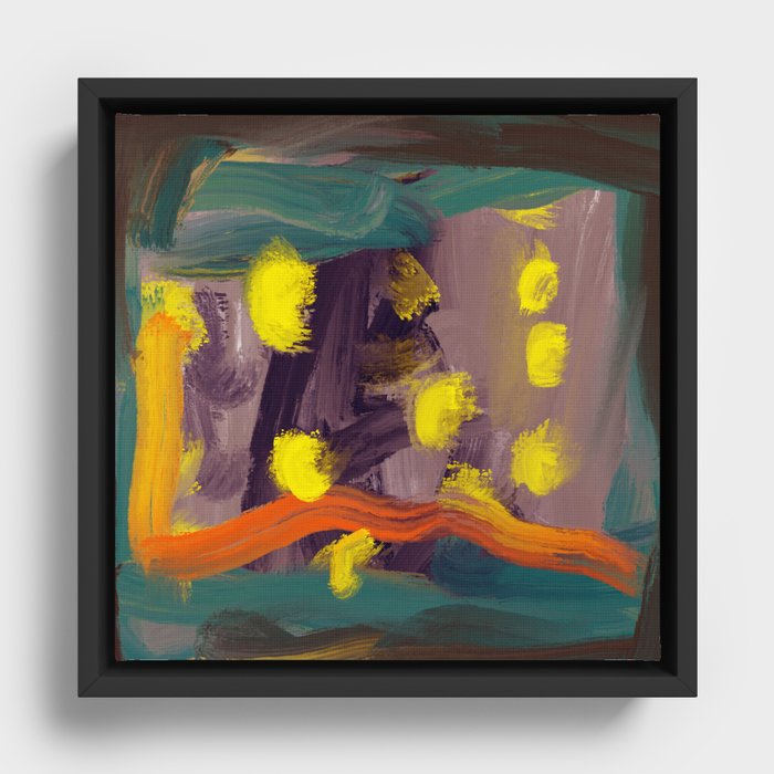 Meditation 3.  Framed Canvas
