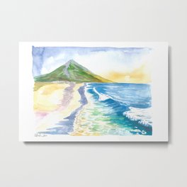 Astonishing Achill Island Beach Scene with Slievemore in Ireland Metal Print