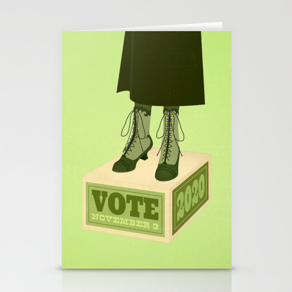 Soapbox Suffragette Stationery Cards