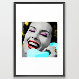 Chit chat Framed Art Print