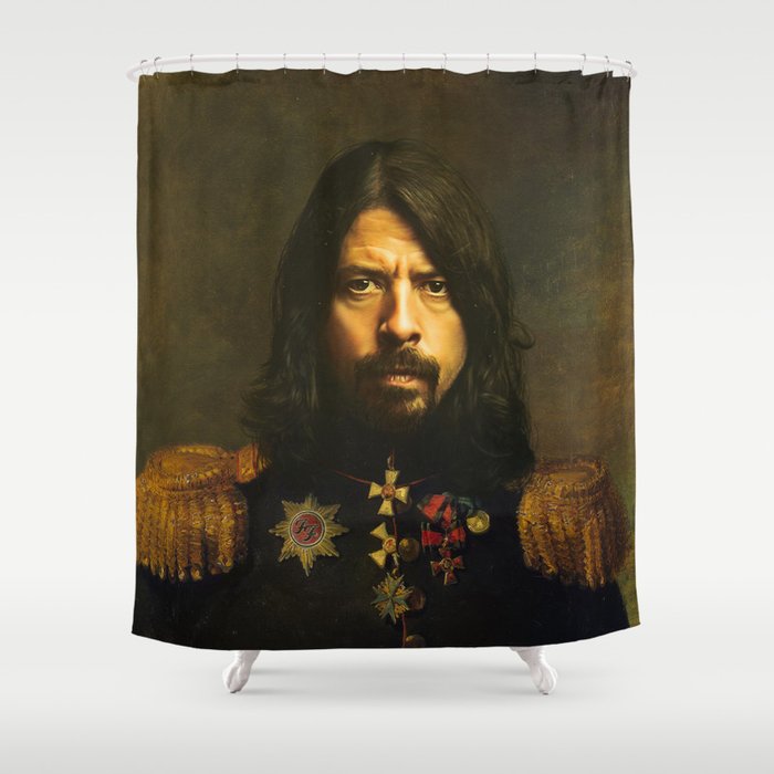 Dave Grohl - replaceface Shower Curtain