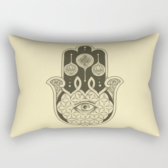 Hamsa Rectangular Pillow