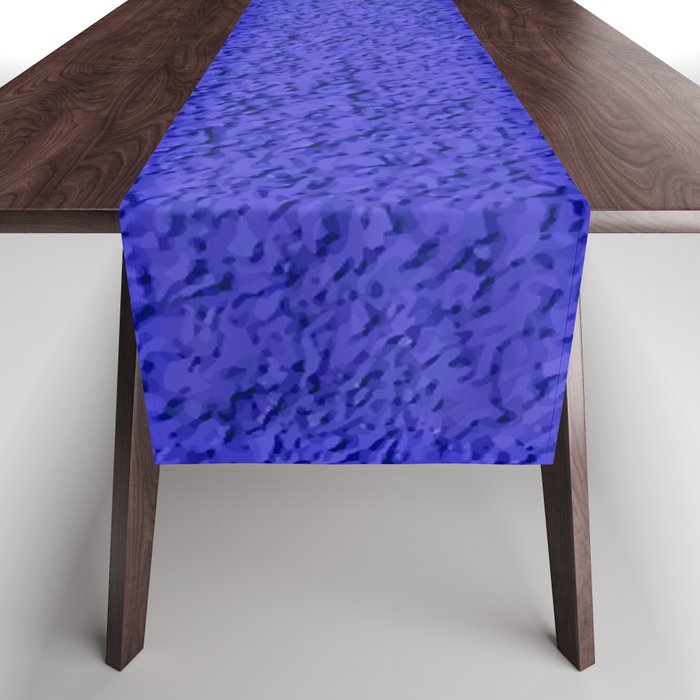 DEEP BLUE CRUMBLE RENDER. Table Runner