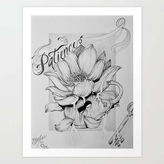 Patience Art Print