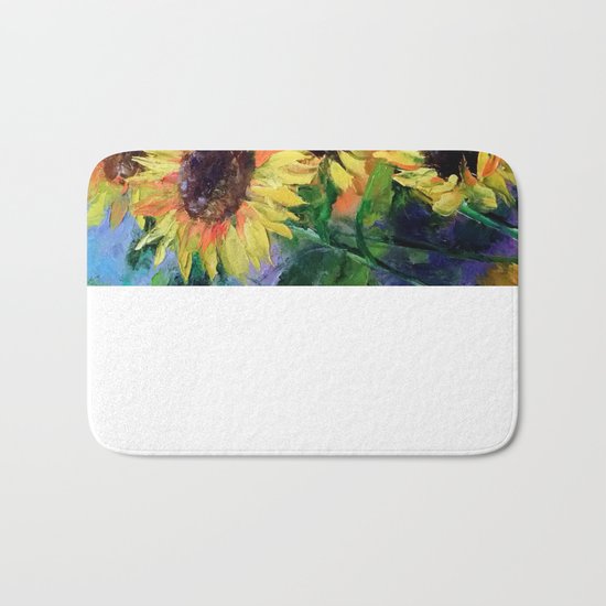 Sunflowers Bath Mat
