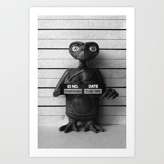 E.T. The Extra-Terrestrial Lineup Art Print