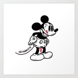 Put the mouse back in the house Art Print