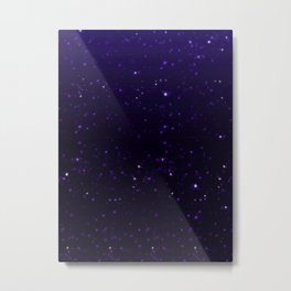the galaxy's edge [no text] Metal Print | Graphicdesign, Stars, Romantic, Night, Softgrunge, Space, Digital, Galaxy, Pixelart, Pixel 