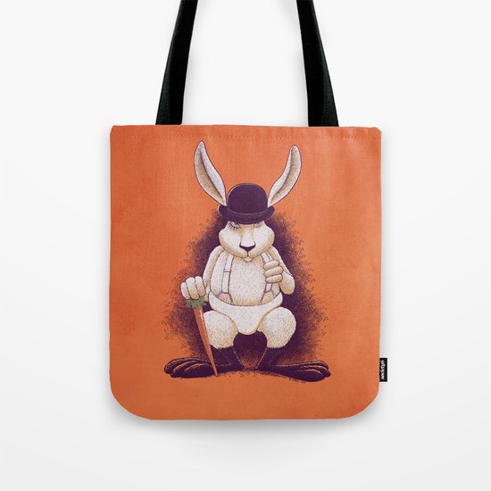 A Clocwork Carrot Tote Bag