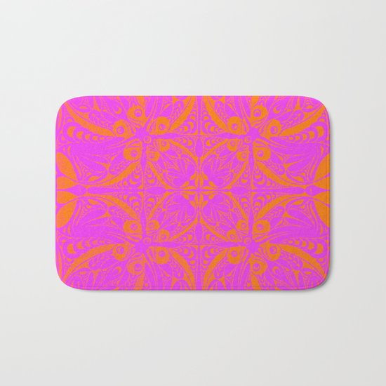 Retro Graphic Bath Mat