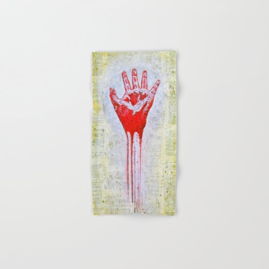 "The Red Hand" Hand & Bath Towel