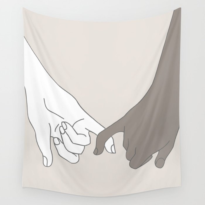 Pinky Promise 4 Wall Tapestry