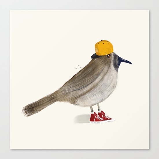 little brown creeper Canvas Print
