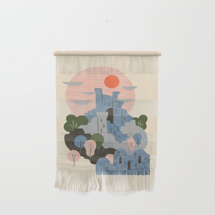 Blue Castle Wall Hanging