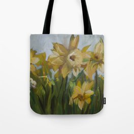 Clouds of Daffodils Tote Bag