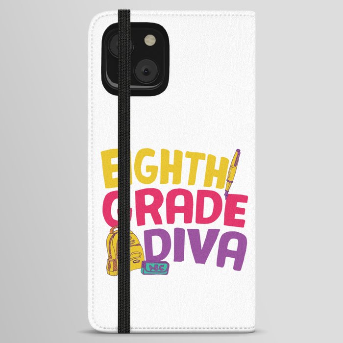 Eighth Grade Diva iPhone Wallet Case