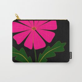 Big Pink Flower Carry-All Pouch