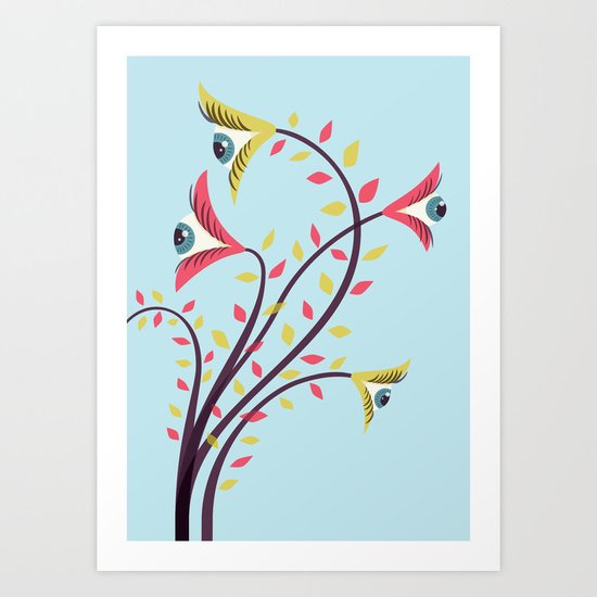 Eyes Are Watching You Art Print