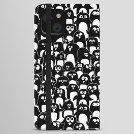 Penguin on repeat iPhone Wallet Case