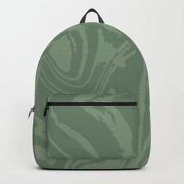 Abstract Swirl Marble (sage green) Backpack