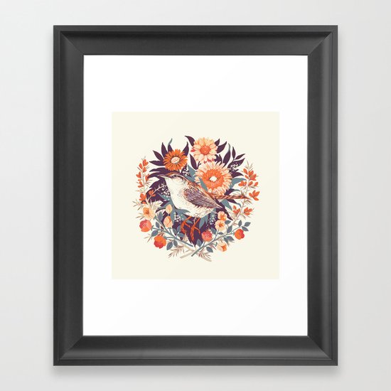 Wren Day Framed Art Print