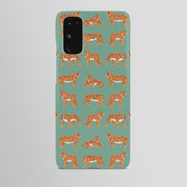 Year of the Tiger Orange and Green Android Case