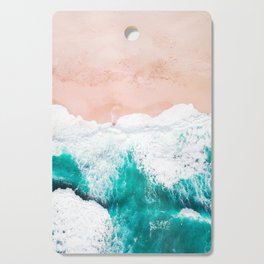 Ocean Waves meeting the Sand Cutting Board