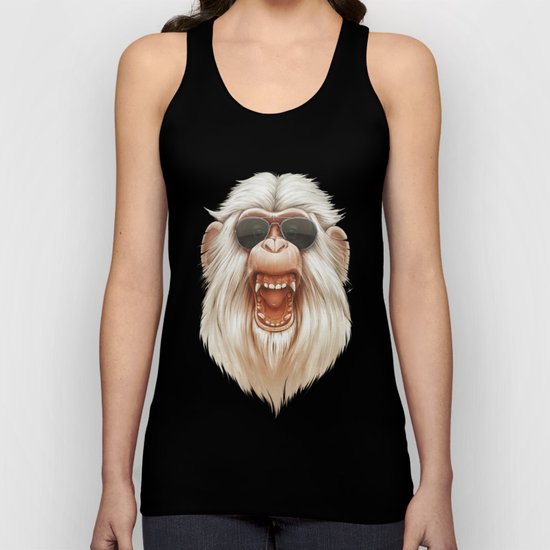 The Great White Angry Monkey Unisex Tank Top