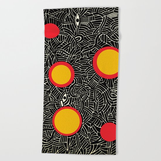 - fear - Beach Towel