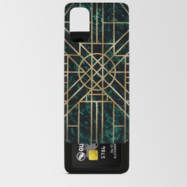 Art Deco design - velvet geo X Android Card Case