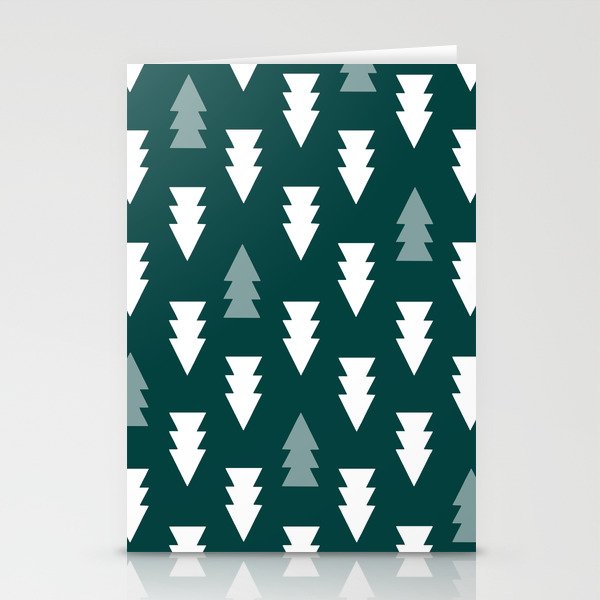 Evergreens . Emerald Stationery Cards