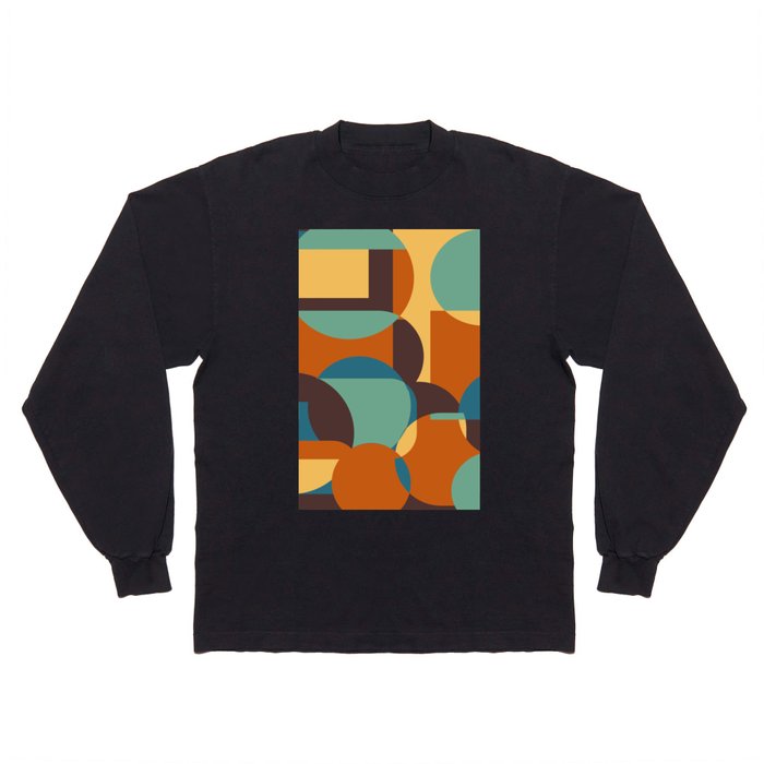 3  Abstract Geometric Shapes 211222 Long Sleeve T Shirt