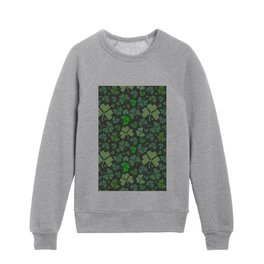 Shamrock Cross Stitch Kids Crewneck