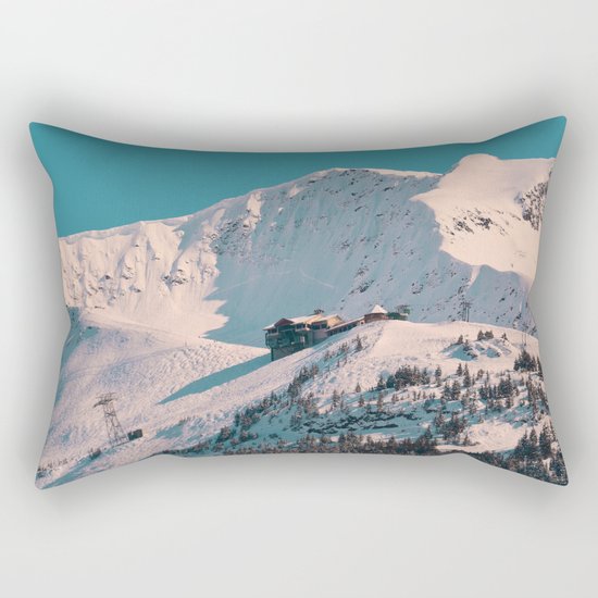 Mt. Alyeska Ski Resort - Alaska Rectangular Pillow