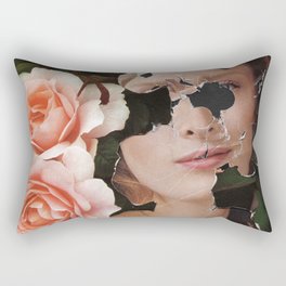 FlowerFrau · Rose Rectangular Pillow