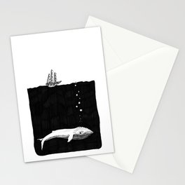 Big Whale, Little Boat Stationery Cards