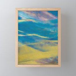 Desert Ocean Framed Mini Art Print