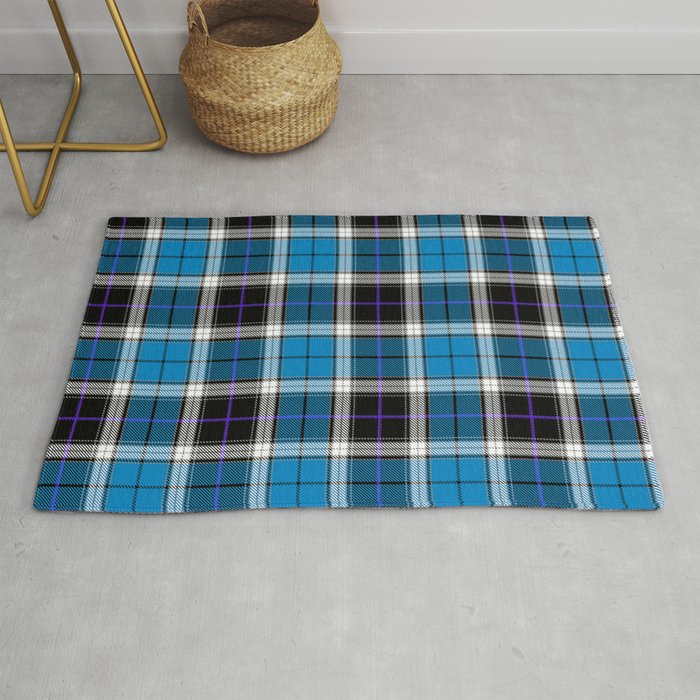 Knitted Blue Trendy Collection Rug