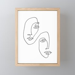 One Line Drawing Framed Mini Art Prints For Any Decor Style Society6,Japanese Style Japanese Dragon Line Drawing