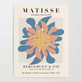 Exhibition poster Henri Matisse-Berggruen  1953.  Poster