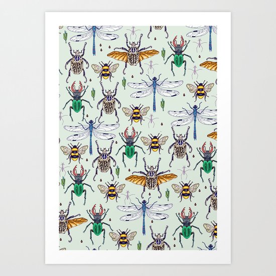 lucky insects Art Print