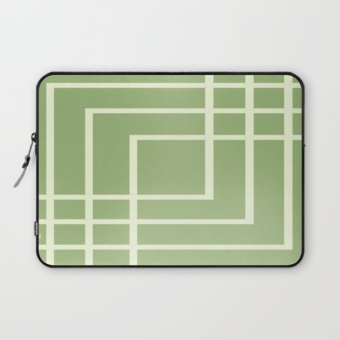 Square - green Laptop Sleeve