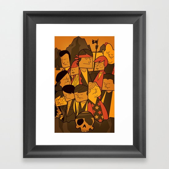 The Goonies (variant aspect ratio) Framed Art Print