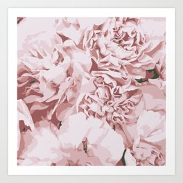 pink peony Art Print