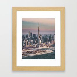 Pastel Toronto Framed Art Print