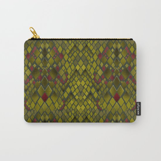 Snakeskin graphics. Carry-All Pouch